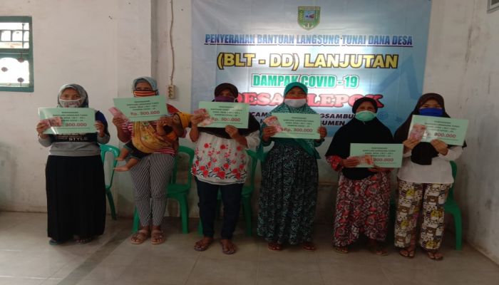 PENERIMAAN BLT DD TAHAP 4 DESA TLEPOK KECAMATAN KARANGSAMBUNG KABUPATEN KEBUMEN 02