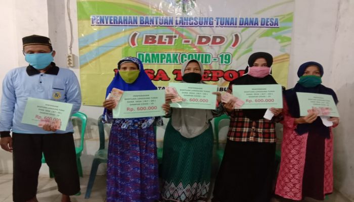 PENERIMAAN BLT DD TAHAP I DESA TLEPOK KECAMATAN KARANGSAMBUNG KABUPATEN KEBUMEN 02