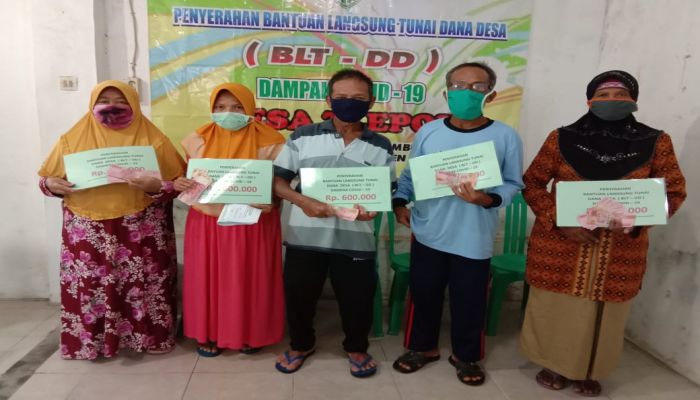 PENERIMAAN BLT DD TAHAP II DESA TLEPOK KECAMATAN KARANGSAMBUNG KABUPATEN KEBUMEN 02