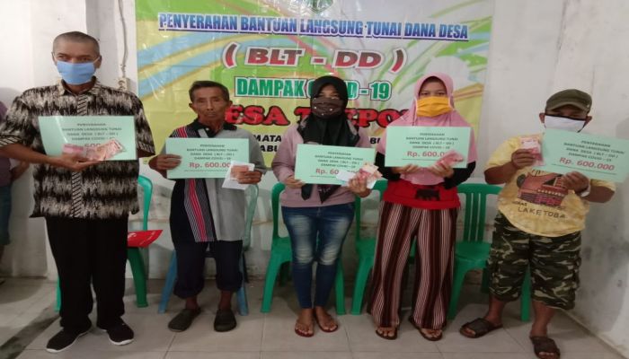 PENERIMAAN BLT DD TAHAP II DESA TLEPOK KECAMATAN KARANGSAMBUNG KABUPATEN KEBUMEN