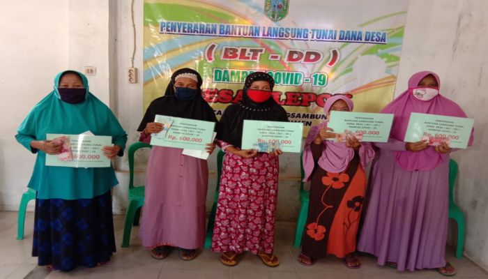 PENERIMAAN BLT DD TAHAP III DESA TLEPOK KECAMATAN KARANGSAMBUNG KABUPATEN KEBUMEN 01