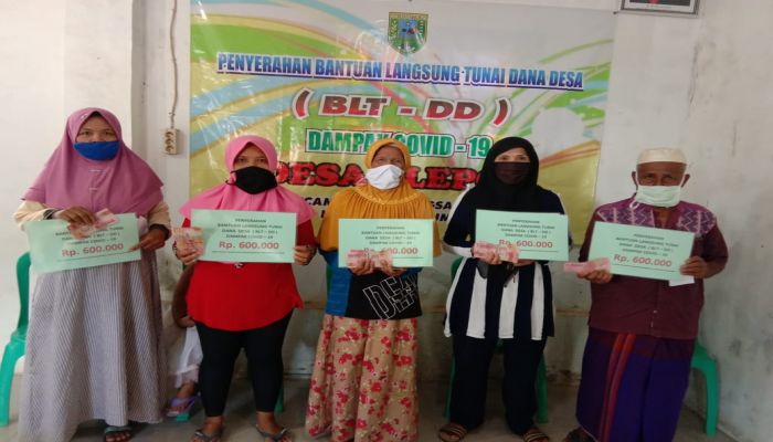 PENERIMAAN BLT DD TAHAP III DESA TLEPOK KECAMATAN KARANGSAMBUNG KABUPATEN KEBUMEN