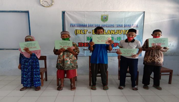 PENERIMAAN BLT DD TAHAP 6 DESA TLEPOK KECAMATAN KARANGSAMBUNG KABUPATEN KEBUMEN 01