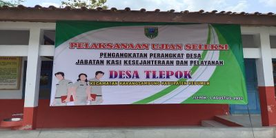 UJIAN SELEKSI PERANGKAT DESA DESA TELPOK DALAM JABATAN KASI KESEJAHTERAAN DAN PELAYANAN